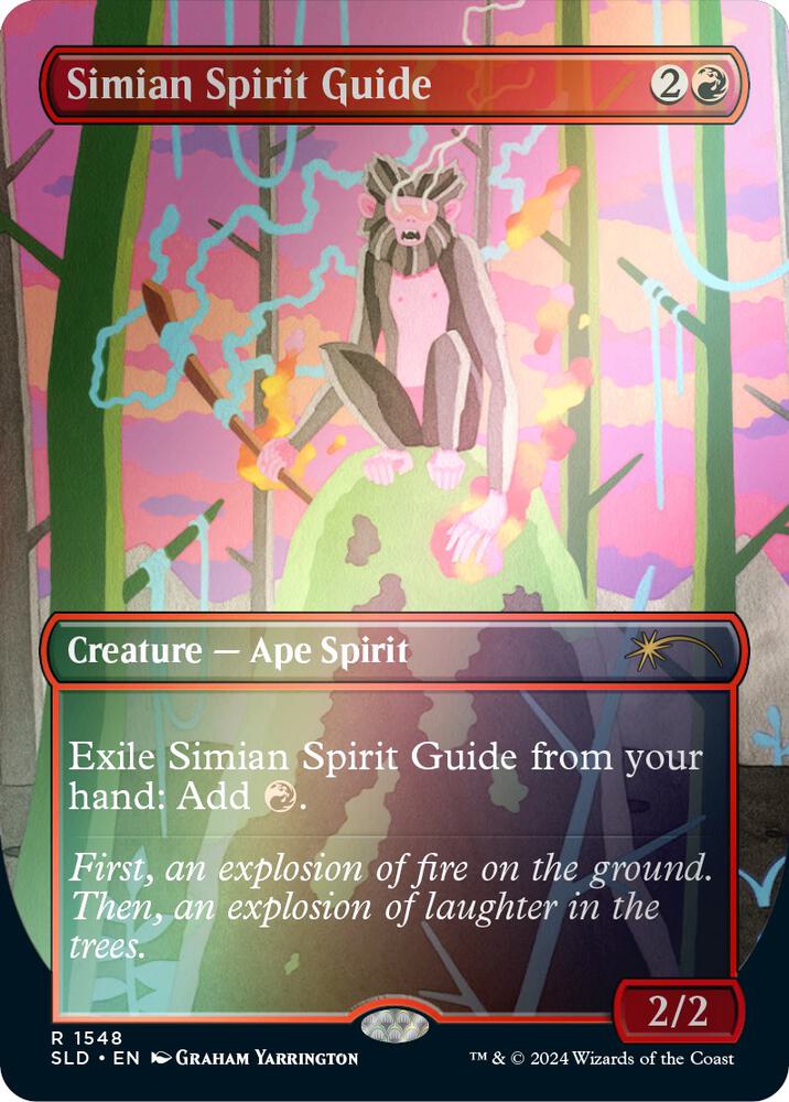 Simian Spirit Guide (Rainbow Foil) [Secret Lair Drop Series] 1548
