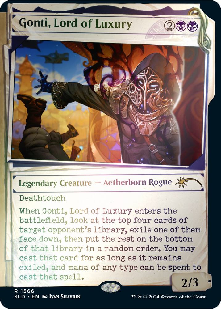 Gonti, Lord of Luxury (Rainbow Foil) [Secret Lair Drop Series] 1566