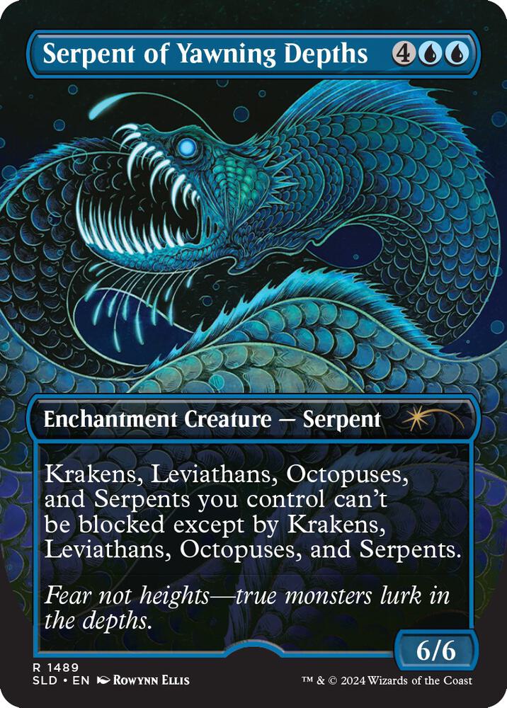 Serpent of Yawning Depths [Secret Lair Drop Series] 1489