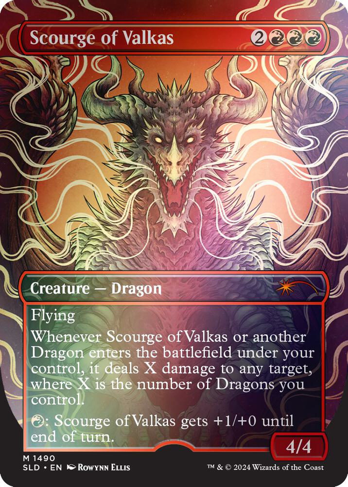 Scourge of Valkas (Rainbow Foil) [Secret Lair Drop Series] 1490