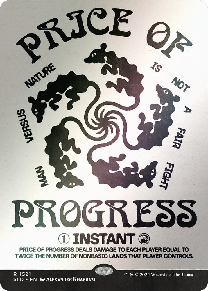 Price of Progress (Rainbow Foil) [Secret Lair Drop Series] 1521