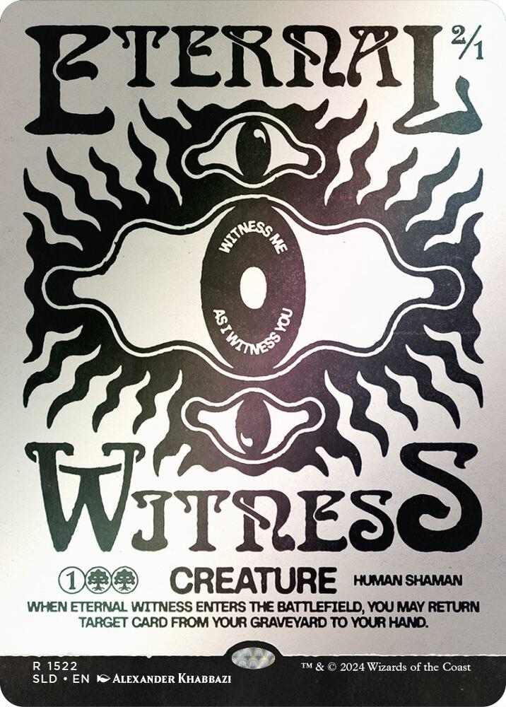 Eternal Witness (1522) (Rainbow Foil) [Secret Lair Drop Series] 1522