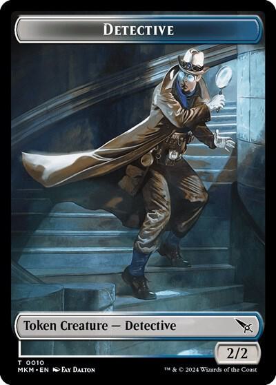 Detective // Ooze Double-Sided Token [Murders at Karlov Manor] 10 // 8