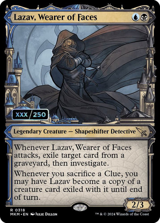 Lazav, Wearer of Faces (Serial Numbered) [Murders at Karlov Manor] 318