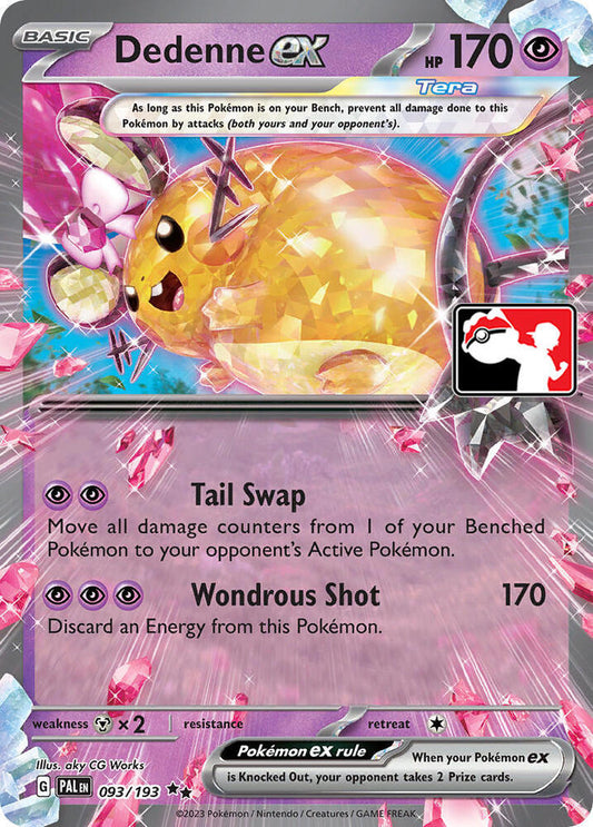 Dedenne ex [Prize Pack Series Cards] 093/193