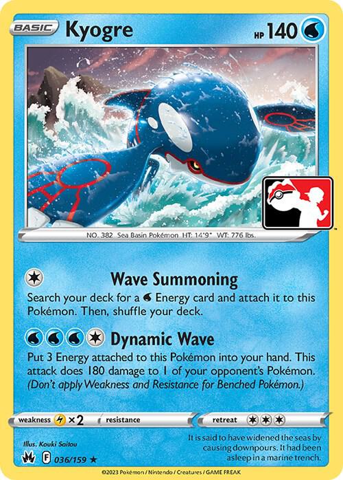 Kyogre [Prize Pack Series Cards] 036/159