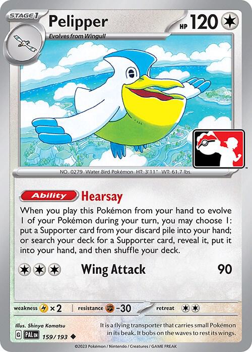 Pelipper [Prize Pack Series Cards] 159/193