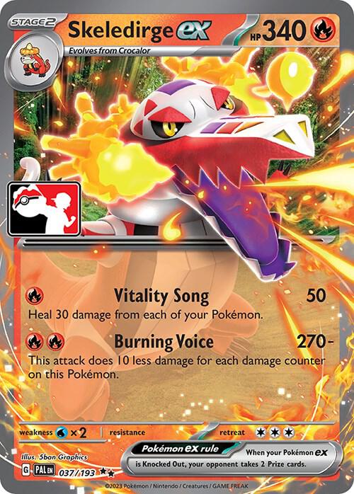 Skeledirge ex - 037/193 [Prize Pack Series Cards] 037/193