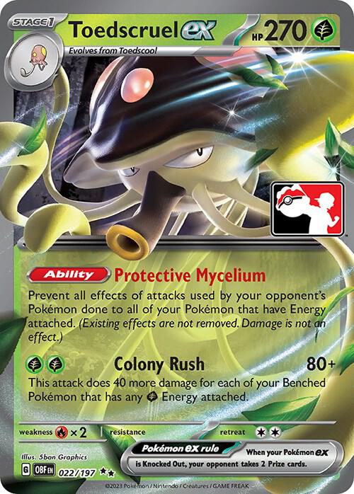 Toedscruel ex [Prize Pack Series Cards] 022/197