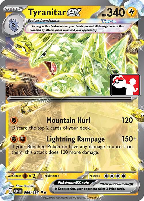 Tyranitar ex [Prize Pack Series Cards] 066/197