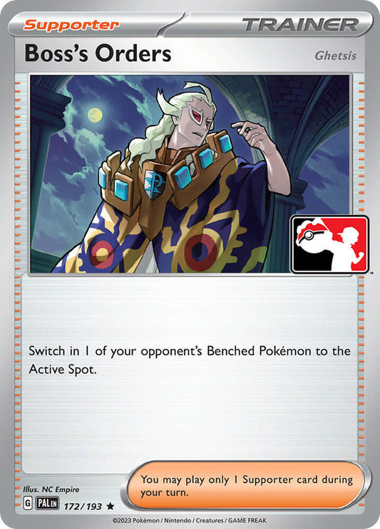 Boss's Orders [Ghetsis] - 172/193 [Prize Pack Series Cards] 172/193