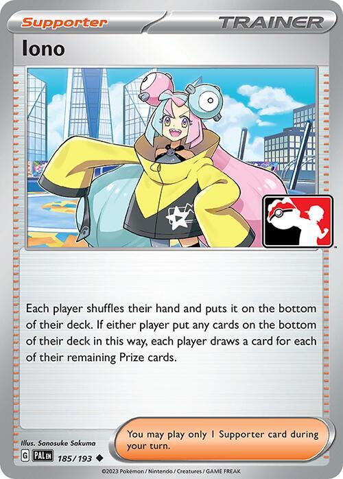 Iono [Prize Pack Series Cards] 185/193