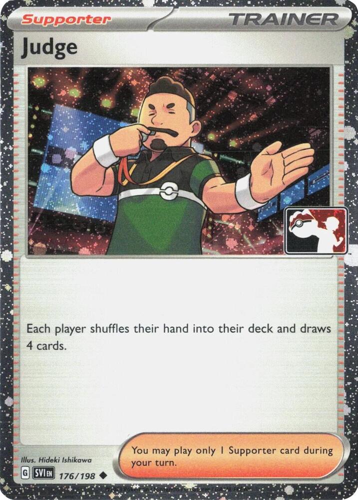 Judge - 176/198 (Cosmos Holo) [Prize Pack Series Cards] 176/198