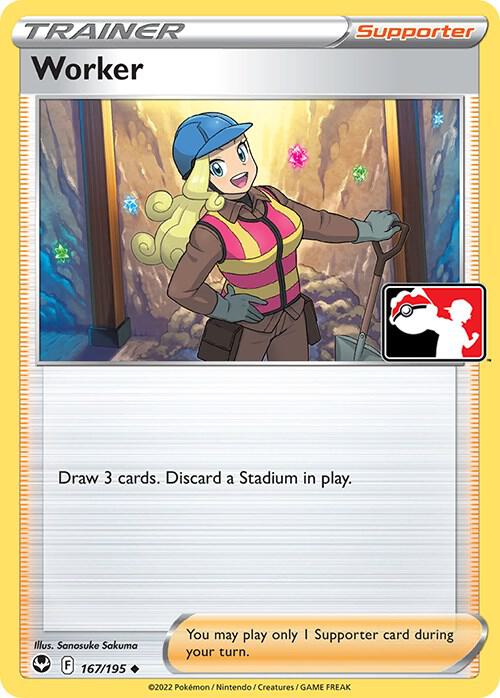 Worker [Prize Pack Series Cards] 167/195