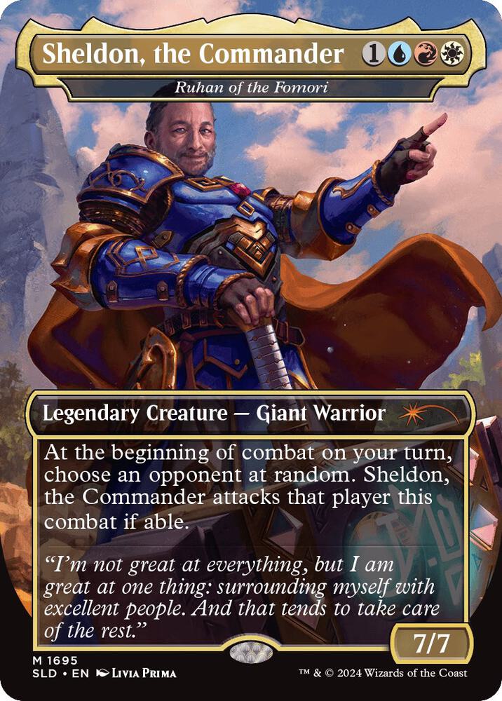 Sheldon, the Commander - Ruhan of the Fomori [Secret Lair Drop Series] 1695