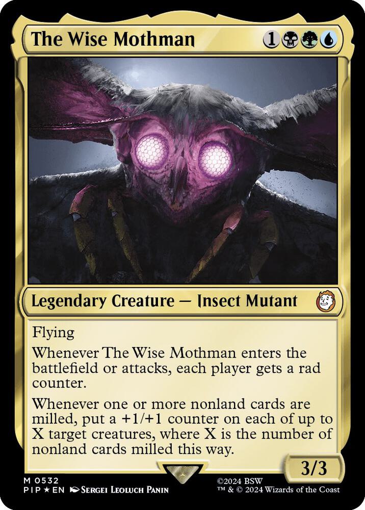 The Wise Mothman (Surge Foil) [Universes Beyond: Fallout] 532
