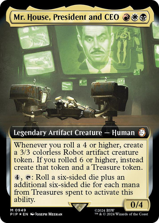 Mr. House, President and CEO (Extended Art) (Surge Foil) [Universes Beyond: Fallout] 949