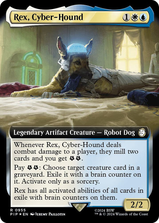 Rex, Cyber-Hound (Extended Art) (Surge Foil) [Universes Beyond: Fallout] 955