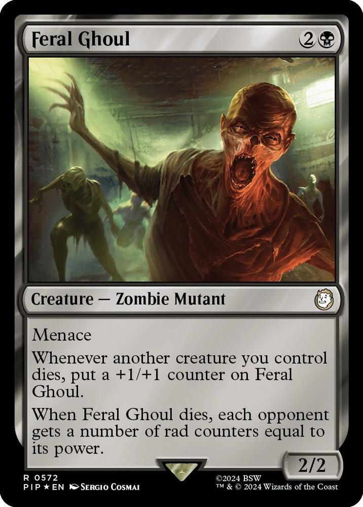Feral Ghoul (Surge Foil) [Universes Beyond: Fallout] 572
