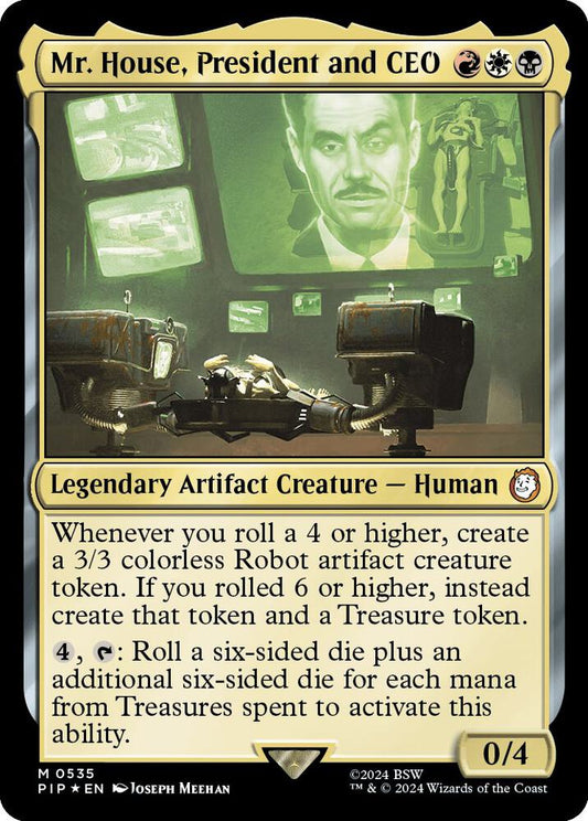 Mr. House, President and CEO (Surge Foil) [Universes Beyond: Fallout] 535