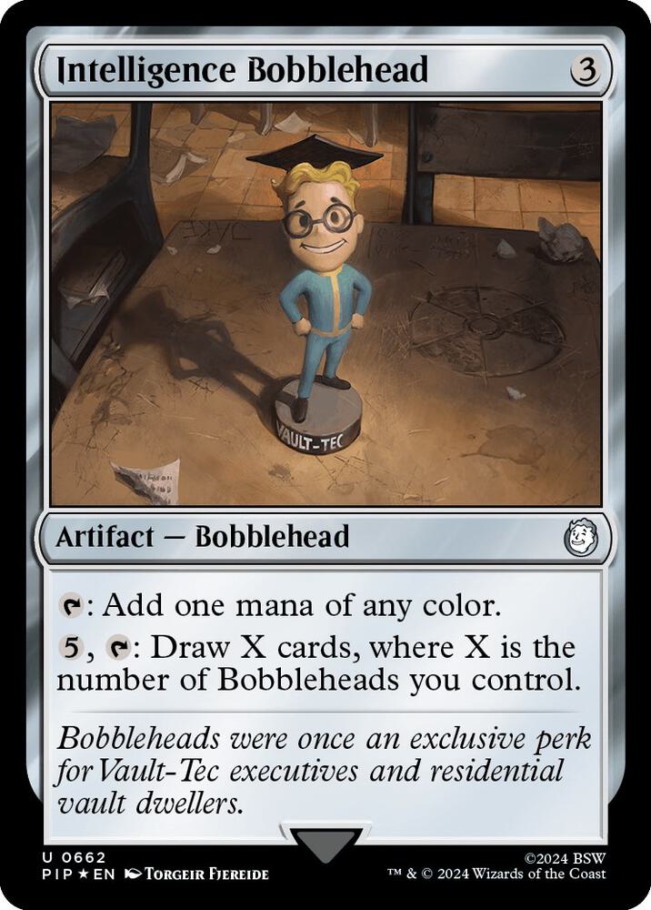Intelligence Bobblehead (Surge Foil) [Universes Beyond: Fallout] 662