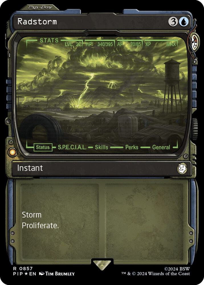 Radstorm (Showcase) (Surge Foil) [Universes Beyond: Fallout] 857