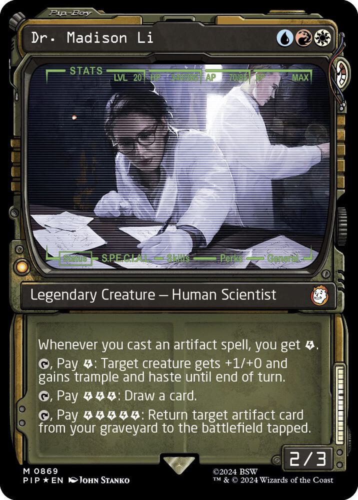 Dr. Madison Li (Showcase) (Surge Foil) [Universes Beyond: Fallout] 869
