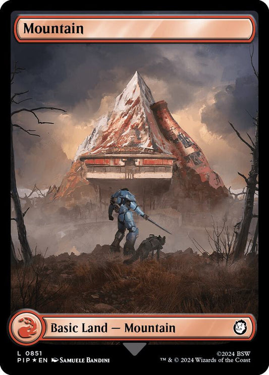 Mountain (0851) (Surge Foil) [Universes Beyond: Fallout] 851