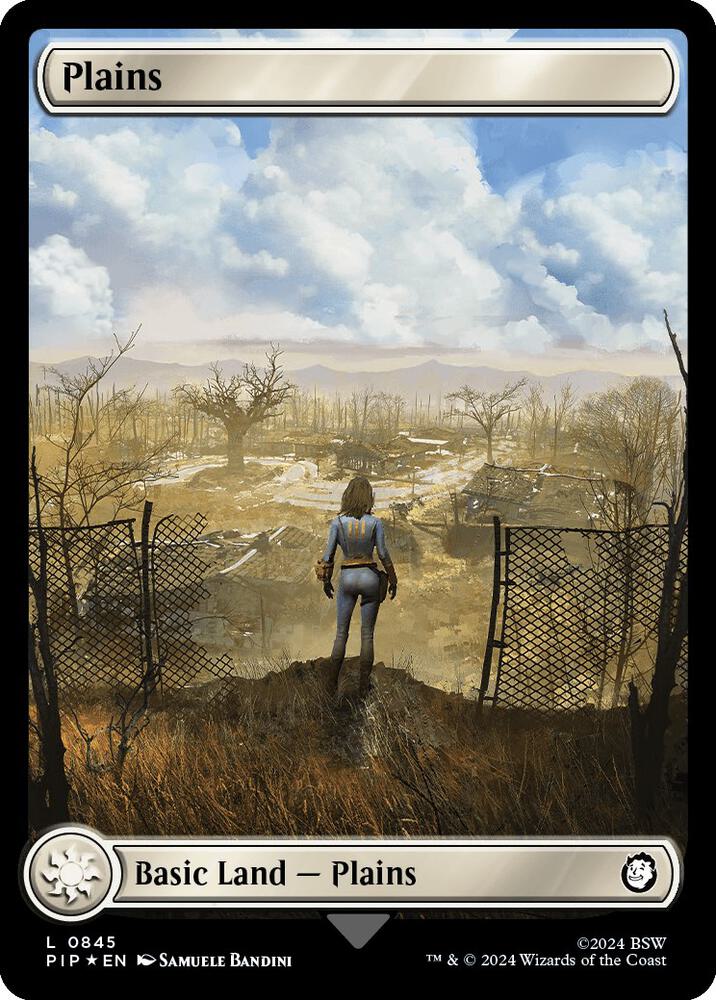 Plains (0845) (Surge Foil) [Universes Beyond: Fallout] 845