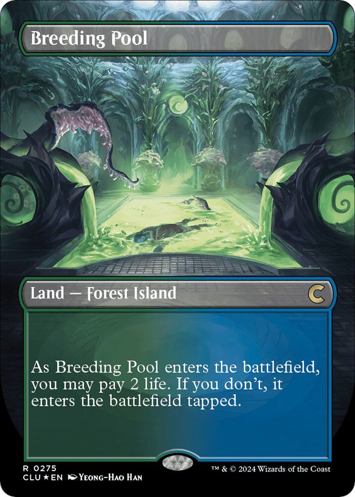 Breeding Pool (Borderless) [Ravnica: Clue Edition] 275