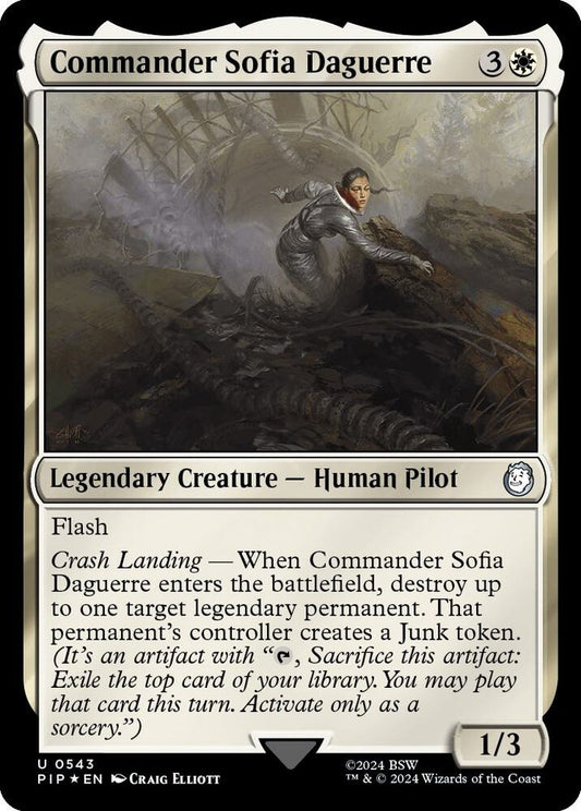 Commander Sofia Daguerre (Surge Foil) [Universes Beyond: Fallout] 543