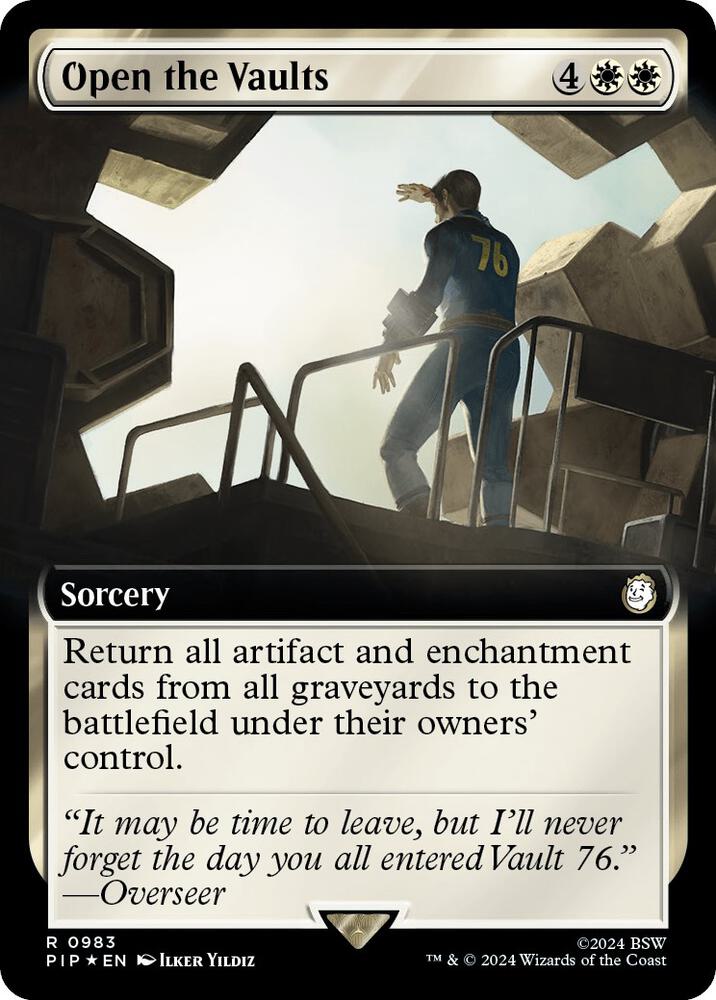 Open the Vaults (Extended Art) (Surge Foil) [Universes Beyond: Fallout] 983
