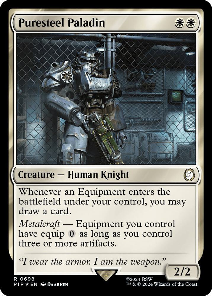 Puresteel Paladin (Surge Foil) [Universes Beyond: Fallout] 698