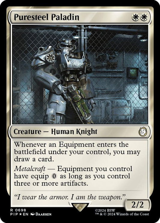 Puresteel Paladin (Surge Foil) [Universes Beyond: Fallout] 698