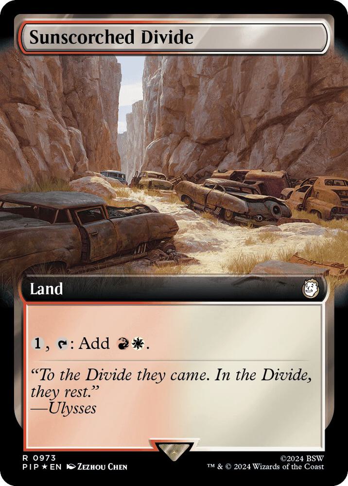 Sunscorched Divide (Extended Art) (Surge Foil) [Universes Beyond: Fallout] 973