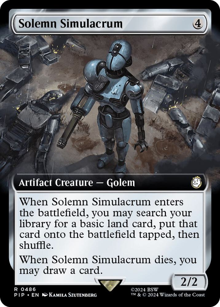 Solemn Simulacrum (Extended Art) [Universes Beyond: Fallout] 486