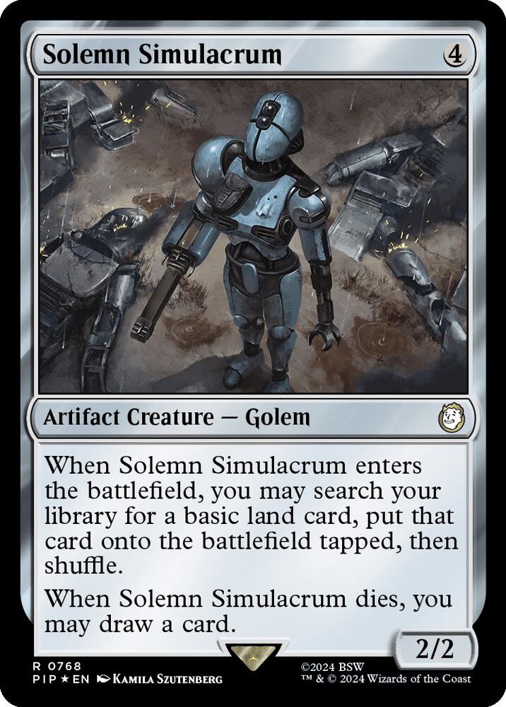 Solemn Simulacrum (Surge Foil) [Universes Beyond: Fallout] 768