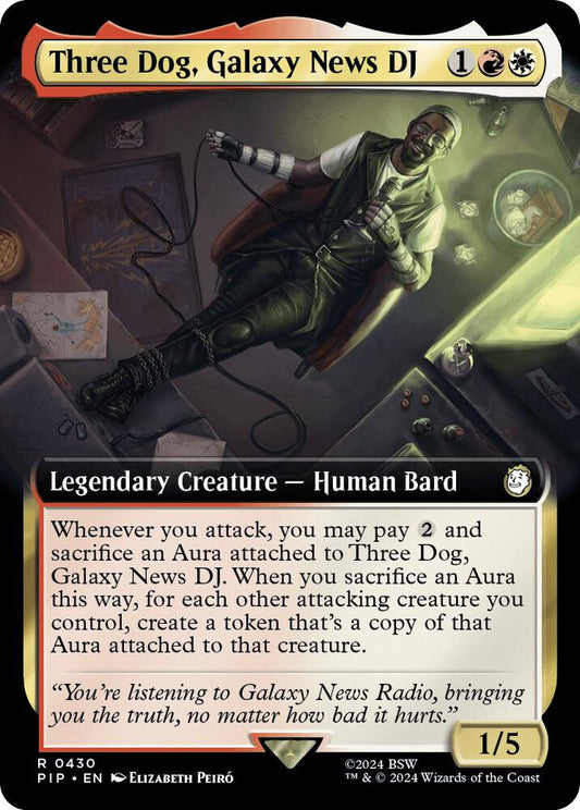 Three Dog, Galaxy News DJ (Extended Art) [Universes Beyond: Fallout] 430