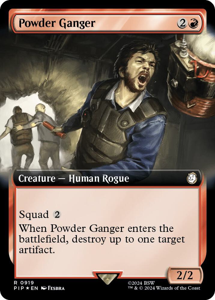 Powder Ganger (Extended Art) (Surge Foil) [Universes Beyond: Fallout] 919