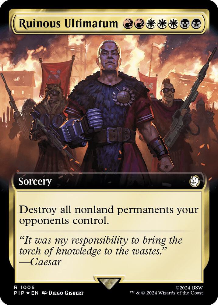 Ruinous Ultimatum (Extended Art) (Surge Foil) [Universes Beyond: Fallout] 1006