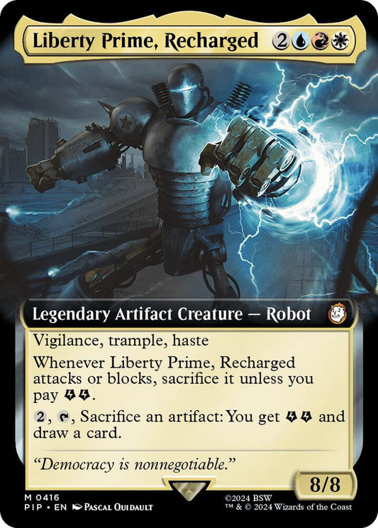 Liberty Prime, Recharged (Extended Art) [Universes Beyond: Fallout] 416