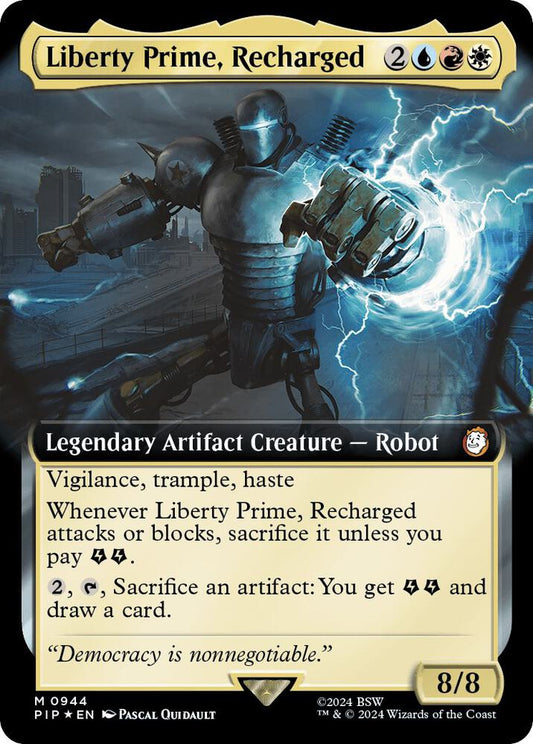 Liberty Prime, Recharged (Extended Art) (Surge Foil) [Universes Beyond: Fallout] 944