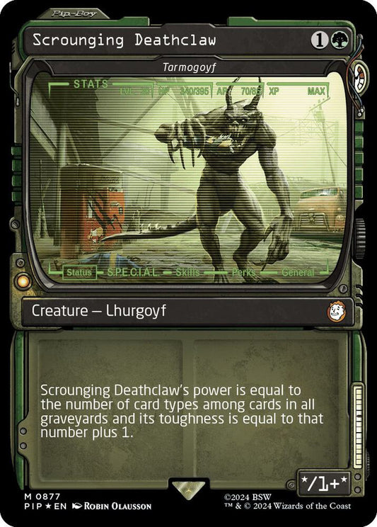 Scrounging Deathclaw - Tarmogoyf (Showcase) (Surge Foil) [Universes Beyond: Fallout] 877