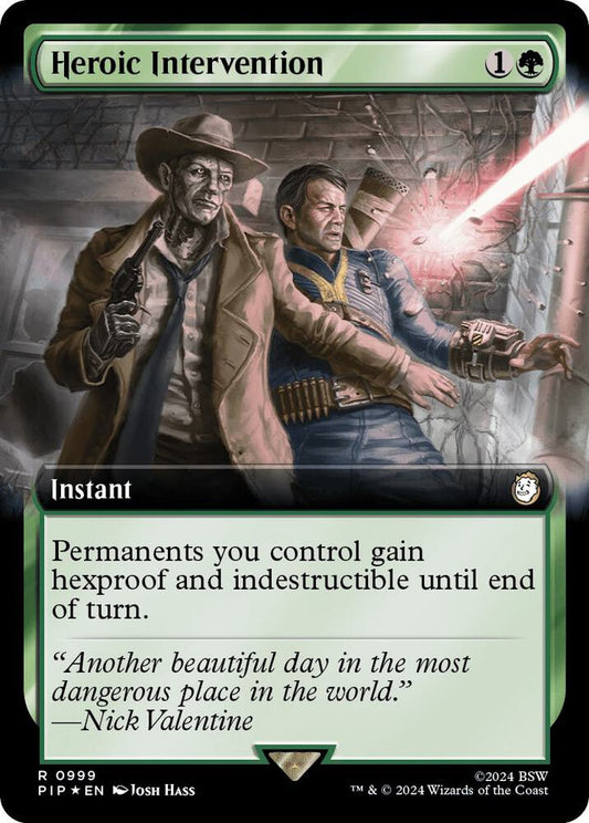 Heroic Intervention (Extended Art) (Surge Foil) [Universes Beyond: Fallout] 999