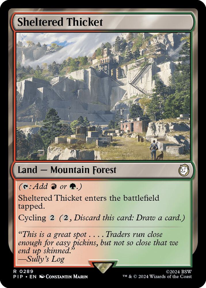 Sheltered Thicket [Universes Beyond: Fallout] 289