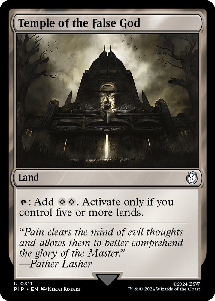 Temple of the False God [Universes Beyond: Fallout] 311