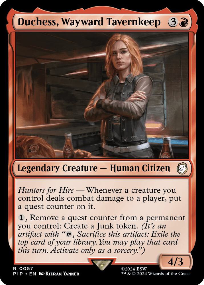 Duchess, Wayward Tavernkeep [Universes Beyond: Fallout] 57