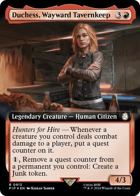 Duchess, Wayward Tavernkeep (Extended Art) (Surge Foil) [Universes Beyond: Fallout] 913