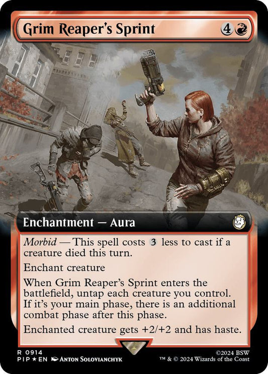 Grim Reaper's Sprint (Extended Art) (Surge Foil) [Universes Beyond: Fallout] 914
