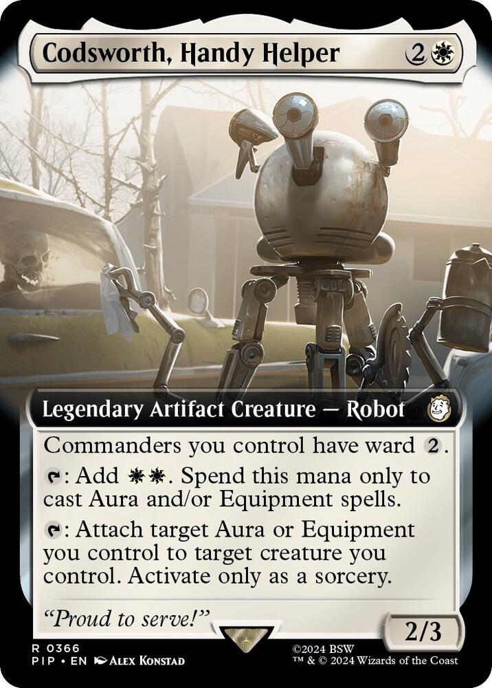 Codsworth, Handy Helper (Extended Art) [Universes Beyond: Fallout] 366